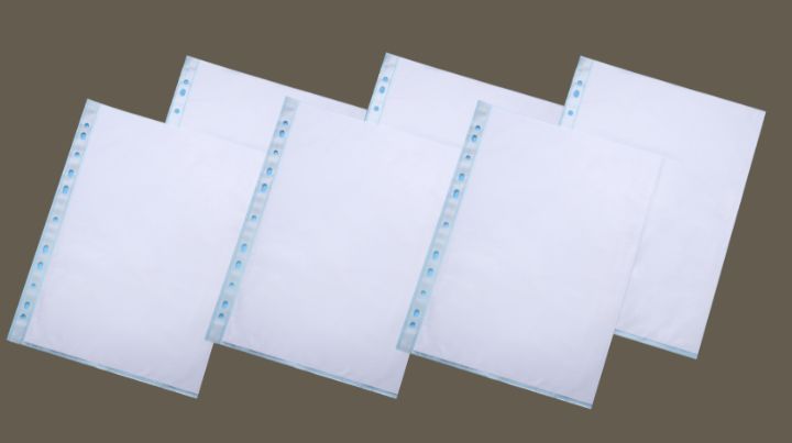 Use sheet protectors to help keep your documents safe