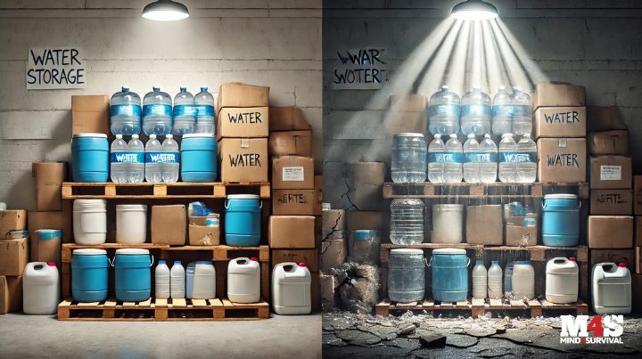 Water Storage in a basement