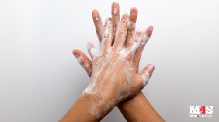 Soapy hands