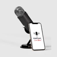 Podcast Mic and Phone